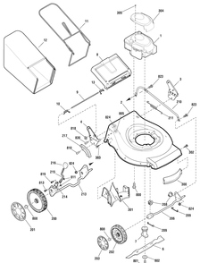 Part Location Diagram of 881120BIYP Murray Mower Housing
